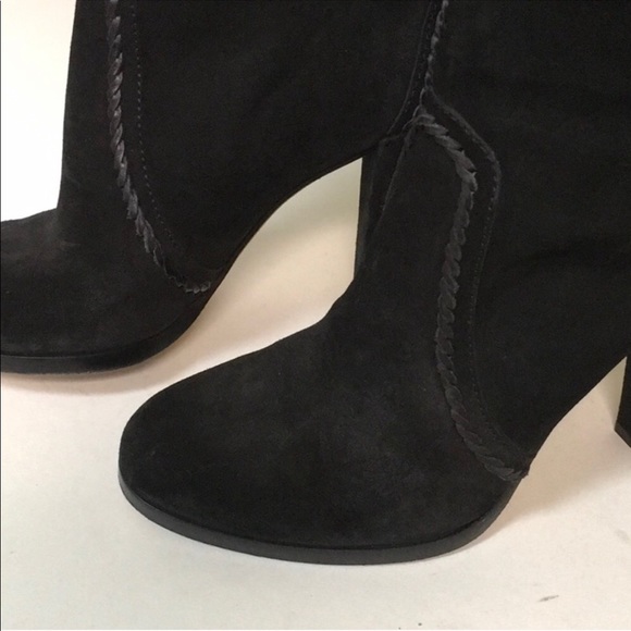 🎋Gucci Bamboo Tassel Black Suede Boots - Picture 4 of 8